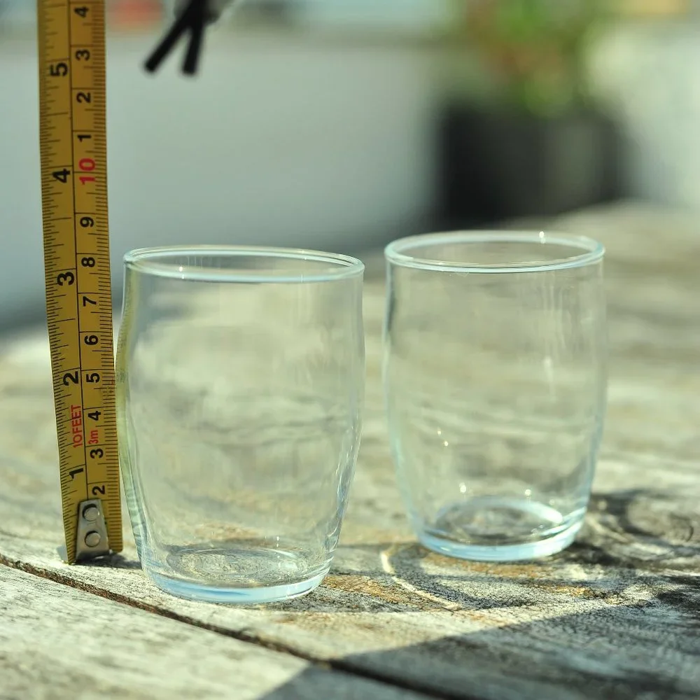 3in1 Set of 2 Glassware Shot Glass Ice Cream Candle Makers